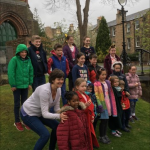 Easter egg rolling